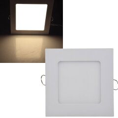 LED Panel Einbauleuchte 12 x 12cm warmwei&szlig;