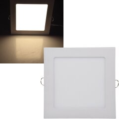 LED Panel Einbauleuchte 17 x 17cm warmwei&szlig;