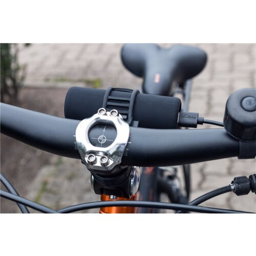 Fahrrad Powerbank 5.000 mAh mit LED Taschenlampe