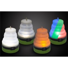 LED Campingleuchte faltbar mit 4 Leuchtmodi