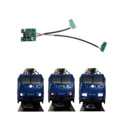 H0 Umbau-Set ESU Decoderadapter und Beleuchtung in kaltwei&szlig; M&auml;rklin + Trix