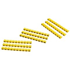 Kabelmarker Clips mit Buchstaben A/B/C bis 4mm Kabeldurchmesser