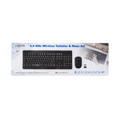 2,4 GHz Multimedia Funk Tastatur &amp; Maus Set