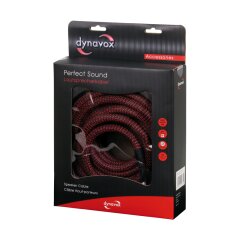 2x 2m Dynavox Perfect Sound Lautsprecherkabel