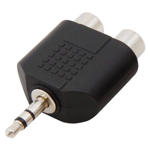 Audio Adapter 2x Cinchbuchse auf 3,5mm Klinke