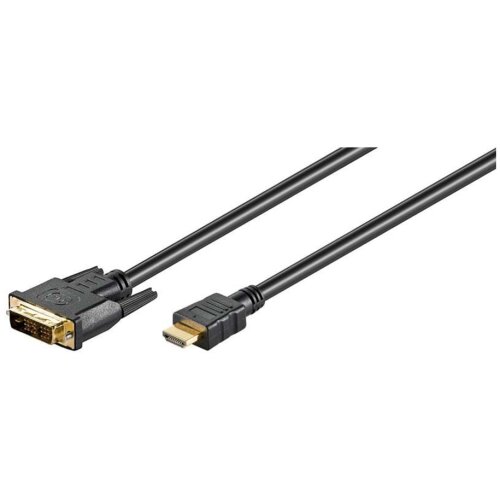 DVI-D/HDMI&trade;-Kabel, vergoldet 1 m