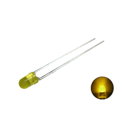 Low-Current LED 3mm gelb diffus