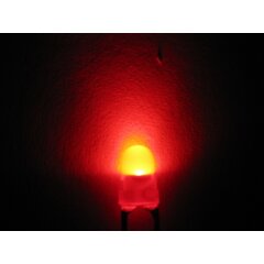 Low-Current LED 3mm rot diffus