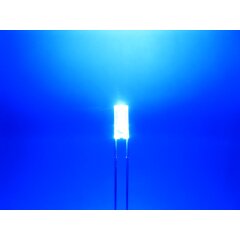 LED Zylinder 3mm klar blau