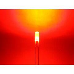 LED Zylinder 3mm klar rot
