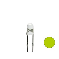 LED 3mm klar grün