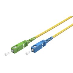 Glasfaserkabel (FTTH), Singlemode (OS2) Gelb (Simplex)