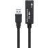Aktives USB 3.0 Verl&auml;ngerungskabel, Schwarz 5 m