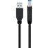 USB 3.0 Typ-A auf USB 3.0 Typ-B SuperSpeed Kabel, 5Gbit/s, schwarz