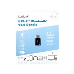USB-C Bluetooth 4.0 Adapter Dongle schwarz