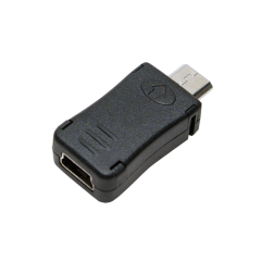 USB 2.0 Typ-A auf USB 2.0 Micro-B Adapter, schwarz