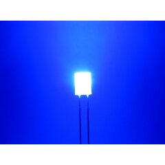 Zylinder LED 5mm diffus blau