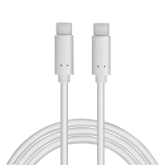 USB-C 3.2 Gen2 Kabel, 4K/60Hz, weiß, 0,5m