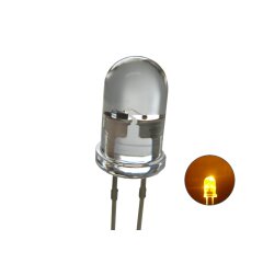 Flacker LED mit Steuerung flackernd 5mm klar gelb