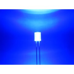 LED Zylinder 5mm klar blau