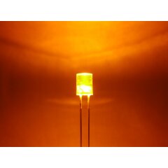 LED Zylinder 5mm klar orange