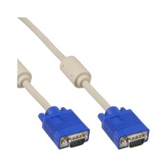 S-VGA Kabel, 15pol HD Stecker / Stecker, beige, 2m