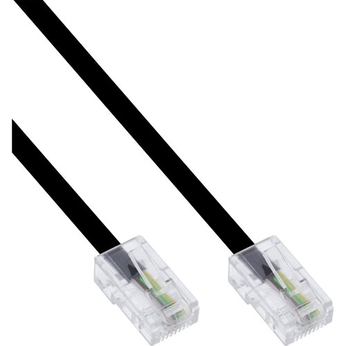 ISDN Anschlu&szlig;kabel, RJ45 Stecker / Stecker (8P4C), 20m