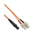 LWL Duplex Kabel, MTRJ/SC, 50/125&micro;m, OM2, 2m