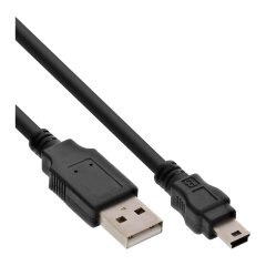 USB 2.0 Mini-Kabel, USB A Stecker an Mini-B Stecker...