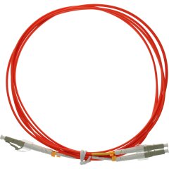 LWL Duplex Kabel, LC/LC, 50/125µm, OM2, 2m