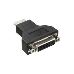 HDMI-DVI Adapter, HDMI Stecker auf DVI Buchse